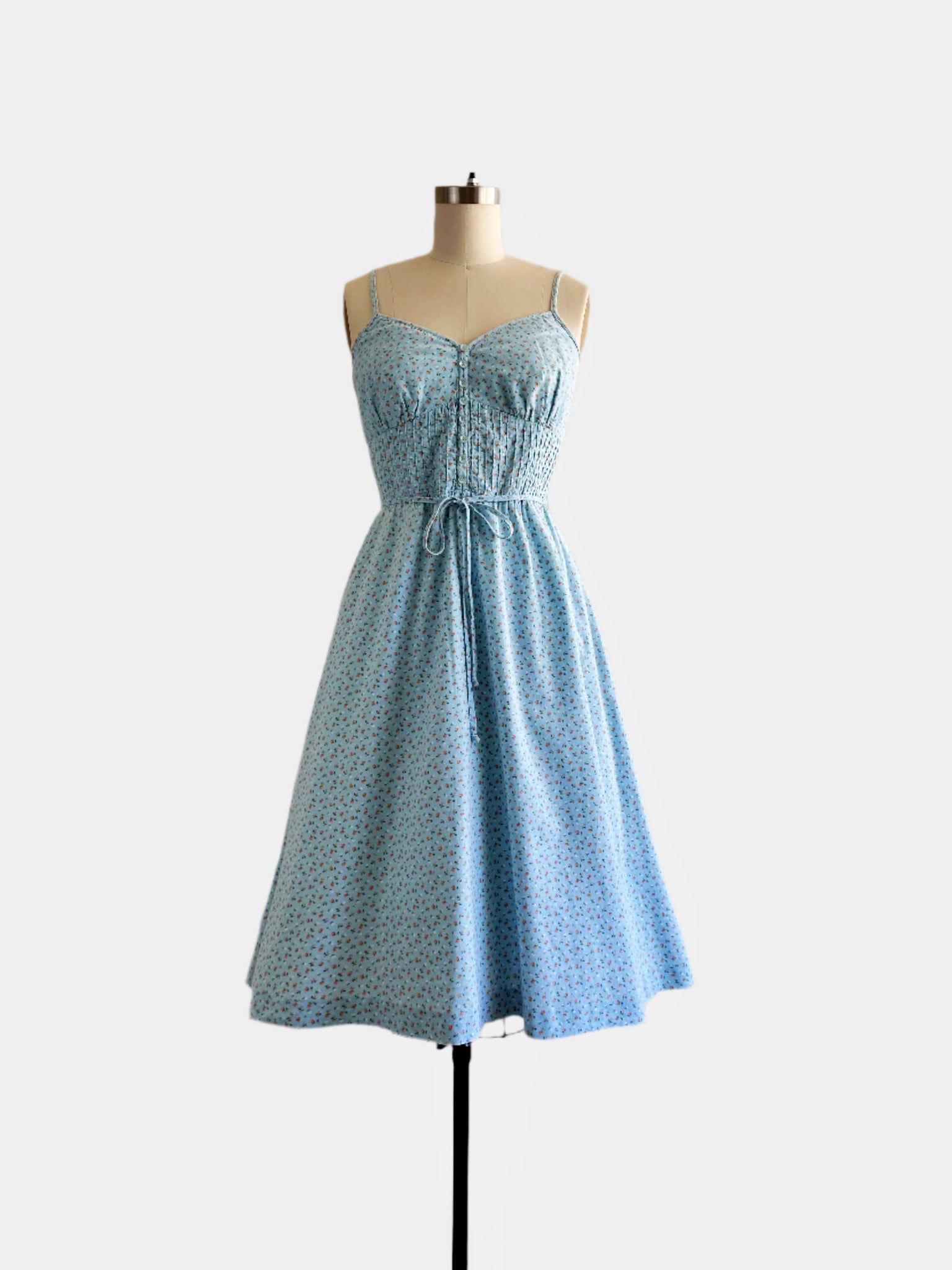 1970s Lanz Dress - Blue Prairie